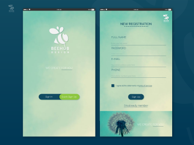 Signup Screen 2017 bee best creative daily-ui design new ramesh registration signup ui ux