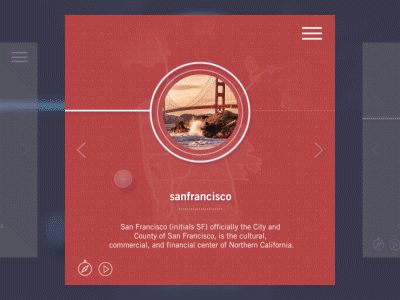 CityGuide User Experience 3d city design guide interaction lake ramesh sanfrancisco tahoe ui ux