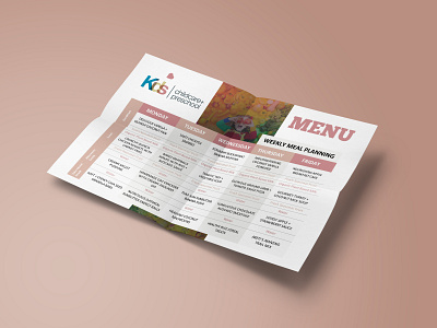 School Menu 3/3 adobe illustrator adobe photoshop catalog design design flyer logo menu design vector