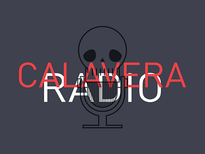 Calavera Radio branding logo logodesign