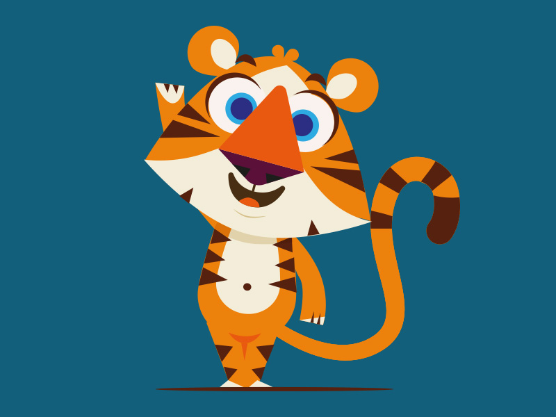 Tiger by Bert Beckers on Dribbble