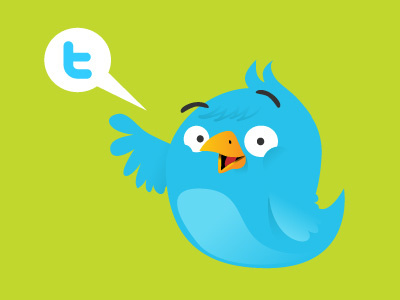 blue twitter bird