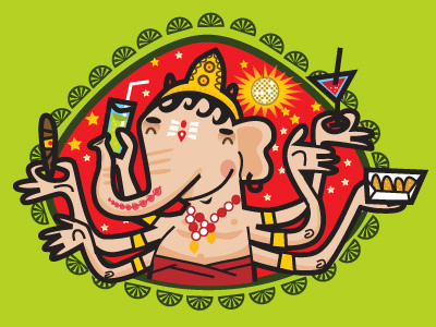 Ganesha flyer ganesha party