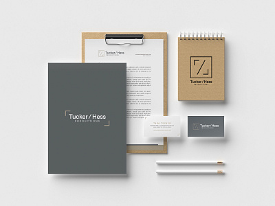 Tucker/Hess Productions - Stationery art direction brand brand design brand identity branding design graphic design stationery