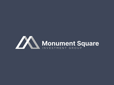 Monument Square Investment Group art direction brand brand design brand identity branding design graphic design logo logo design rebrand website design website development