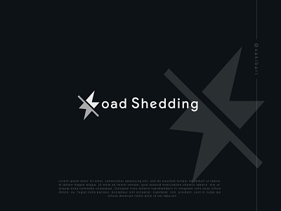 Load shedding logo branding design graphic design illustration logo vector