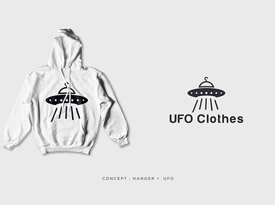 UFO CLOTHES LOGO branding design graphic design illustration logo sakib art sakibart ufo logo vector