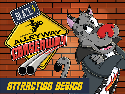 Blaze's Alleyway Chaseaway - Attraction Design
