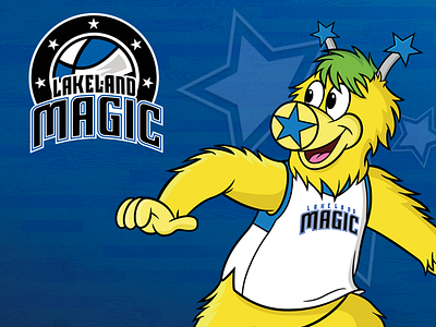 Lakeland Magic Mascot Design basketball d league florida g league lakeland magic mascot minor nba orlando magic sports stuff swish
