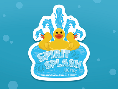 Spirit Splash Stickers