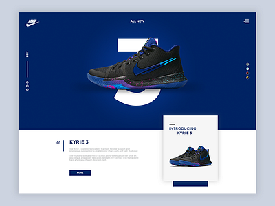 Kyrie ecommerce ecommerce store modern website nike online shop online store trainer store trainers ui ui design website website design