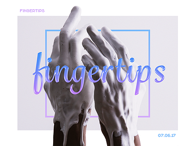 Fingertips blue design digital digital design fingertips graphic graphic design hands illustration pattern purple typography