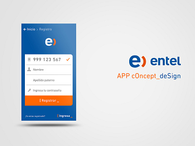 APP concept - Entel Peru app design entel entelperu peru