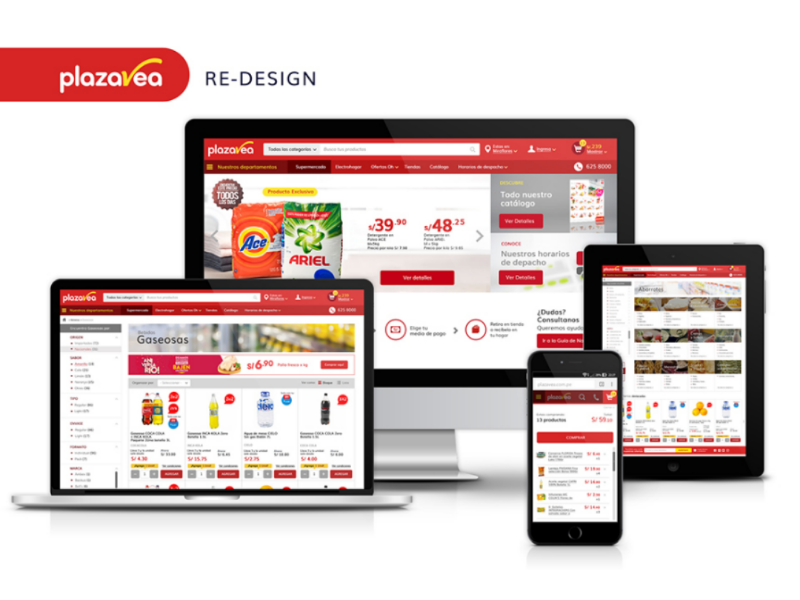 Re Design - plazaVea Peru userinterface interface ux ui denisespinoza supermarket vea plaza plazavea