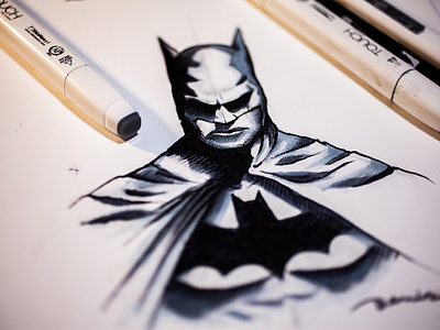 Batman batman marker marker pen marker sketch