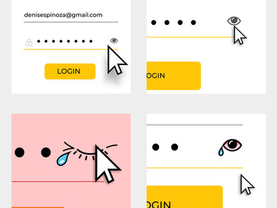 Show-Hide Password joke fun design hide show password user interface ux design ui design webdesign uiux uidesign uxdesign experience user web ux ui
