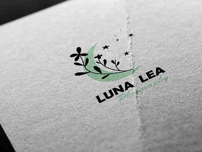 3D Mockup of feminine logo