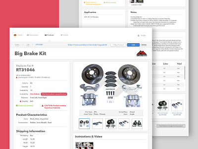 Crown Automotive's Database Portal Web Page