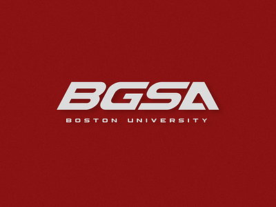 BGSA Logo boston boston university lettermark logo logo design