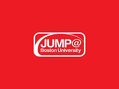 Jump@BU Logo boston university jump@ logo logo design
