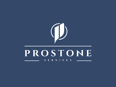 Prostone Services Logo cleaning combination mark logo logo design logomark logotype prostone prostone services stone restoration