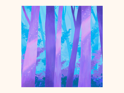 Wallpaper "Magical Forest" branding design digital art forest graphic design illustration magic magical magical forest wallpaper