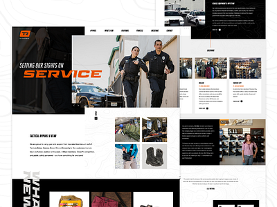 TR Tactical brand collateral design gear grand rapids tactical web website