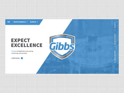 Gibbs Die Casting brand design grand rapids graphic design web web design