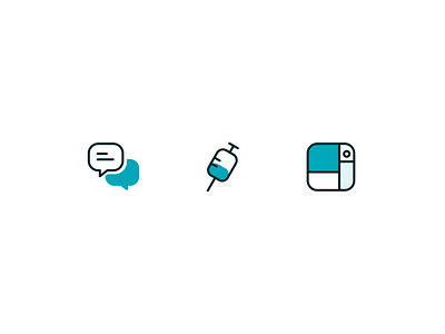 Illustrative icons for healthcare