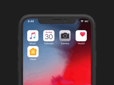 iOS13 Widget 3D Touch concept