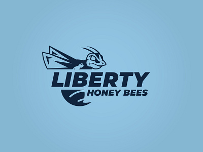 Bees Logo bee bees branding breakout design escape escape room honey kansas city liberty logo missouri soccer sports