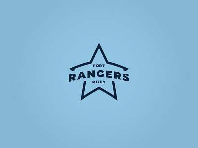 Rangers Logo army branding breakout escape escape room fort kansas kansas city kc logo riley sports