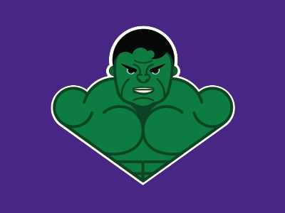 The Hulk Illustration comics green hulk illustration illustrator marvel purple vector