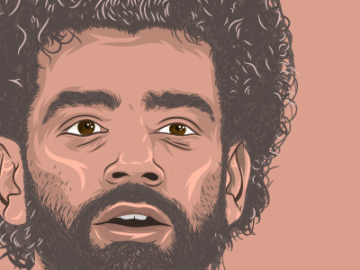 Mohamed Salah - Detail adobe illustrator draw detail egypt illustration liverpool mohamed salah premier league salah soccer world cup