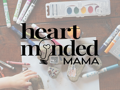 Logo Design: Heartminded Mama branding design graphic design illustration logo vector
