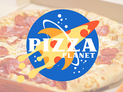 Logo Design Concept: Pizza Planet branding design graphic design illustration logo vector