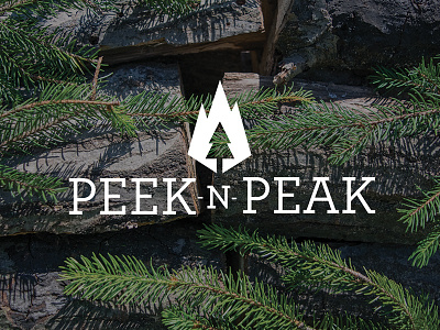 Peek'n Peak Logo Redesign branding illustrator logo photoshop ski skiresort snowboard