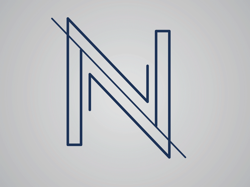 Letter "N" from Excelsiorama aiga animation collaboration font letter type upstate