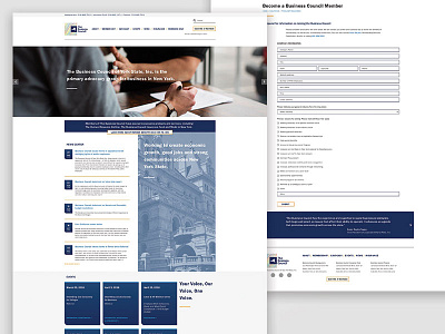 BCNYS Website Redesign layout ui uiux ux web design website