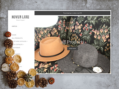 Woven Luxe Boutique Website branding ecommerce graphic design shopify ui web design website