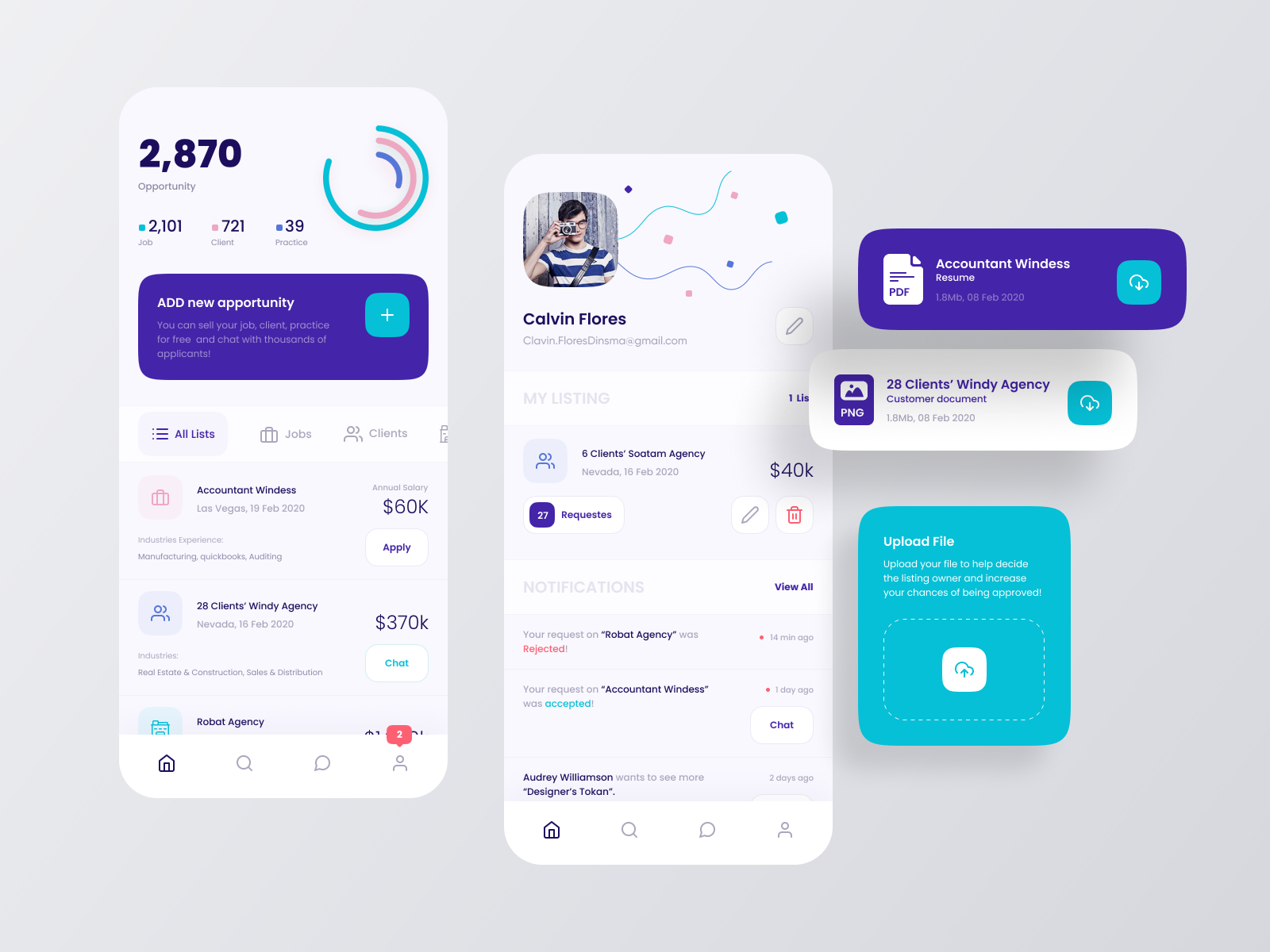 Cpa App By Zinat Farahani For Awsmd On Dribbble