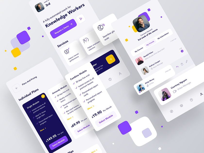 HC (Human Compass) Interface by Zinat Farahani for Awsmd on Dribbble