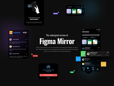 Figma Mirror App Redesign — a Product Design Case Study app app design application case study design figma figma design figma mirror illustration minimal typography ui ux