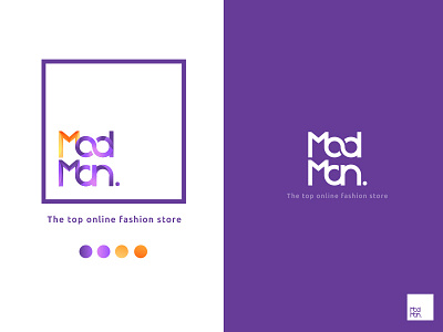 Modman logo branding gradient logo logo design minimal