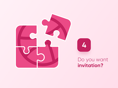 4 Dribbble Invites draft dribbble dribbble invite giveaway illustration invitation invite