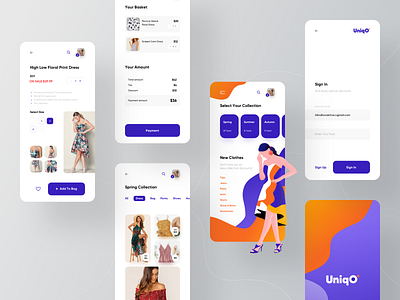 Dress App Interface designs, themes, templates and downloadable graphic ...