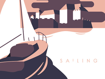 Sailing boat sailing sailor sea