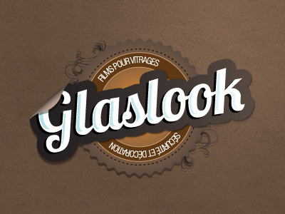 Glaslook design logotype oldschool refused retro
