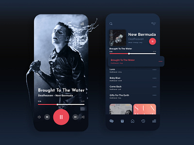 Daily UI #09 - Music Player app branding daily ui dailyui dailyuichallenge design flat icon iconography icons minimal mobile music music player typography ui ux vector web website