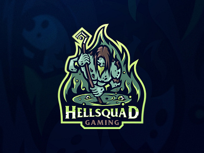 Hellsquad esport games gaming logo logos mascot multigaming pro skull sport team